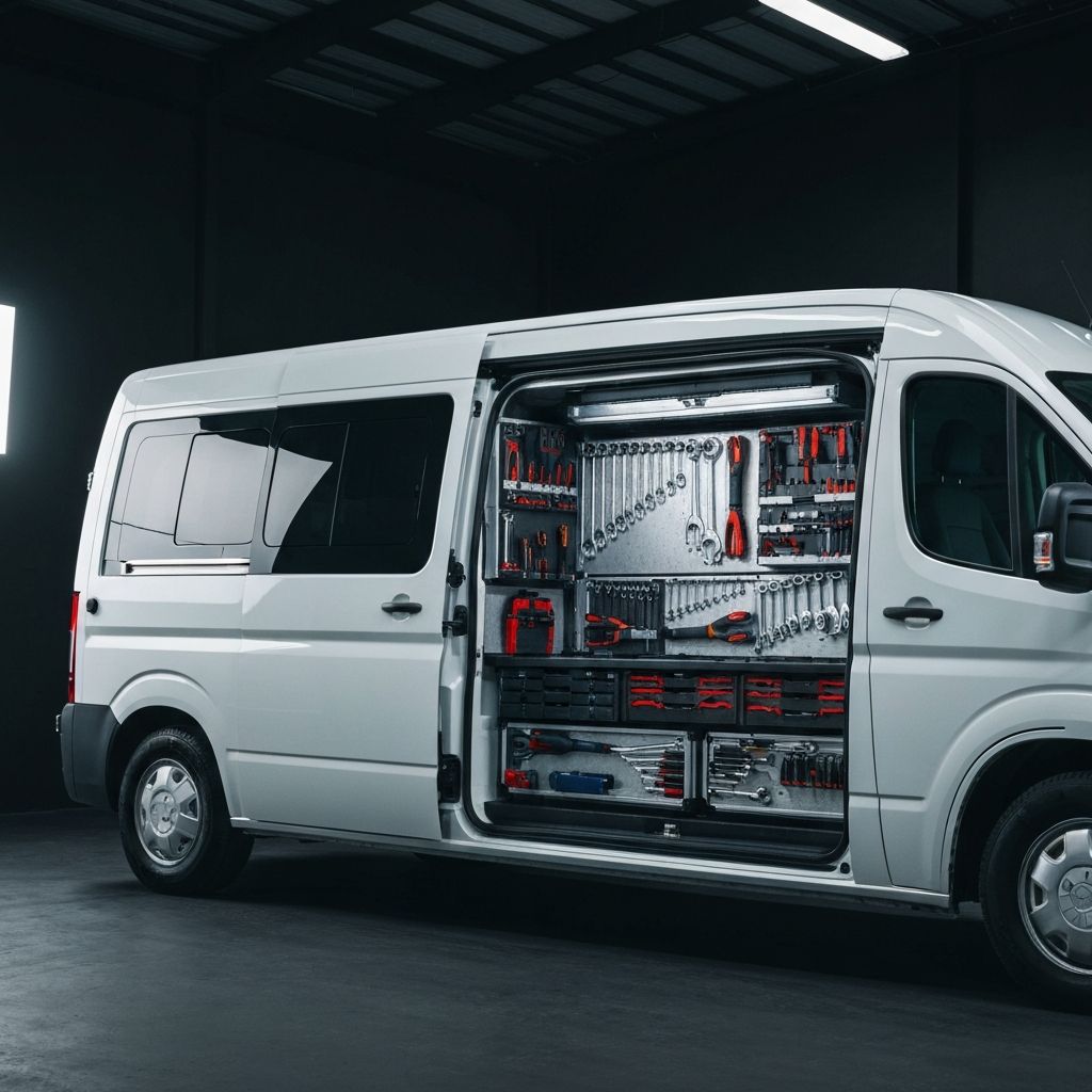 ADL Mobile Mechanic van equipped with professional tools